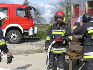 Ćwiczenia strażackie