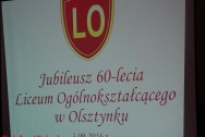 60-lecie Liceum Ogólnokształcącego w Olsztynku