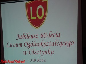 60-lecie Liceum Ogólnokształcącego w Olsztynku