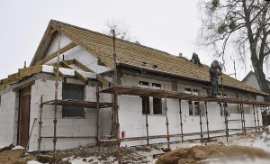 Budowa świetlicy w Wołownie