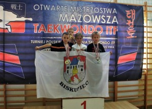 Biskupczanie na Mistrzostwach Mazowsza Taekwondo