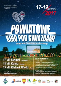 Plakat Kino Powiatower - program