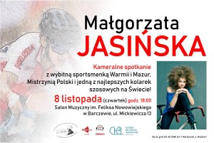 spotkanie z Małgorzatą Jasinska 2018