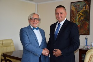 Minister Wojciech Maksymowicz u starosty