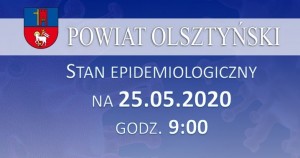 Stan epidemiologiczny w powiecie na 25.05.2020 godz. 9:00