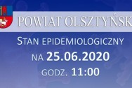 Stan epidemiologiczny w powiecie na 25.06.2020 godz. 11:00