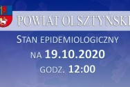 Stan epidemiologiczny w powiecie na 19.10.2020