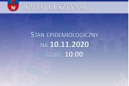 Stan epidemiologiczny w powiecie na 10.11.2020 godz. 10:00