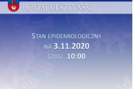 Stan epidemiologiczny w powiecie na 3.11.2020 godz. 10:00