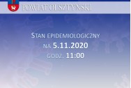 Stan epidemiologiczny w powiecie na 5.11.2020 godz. 11:00