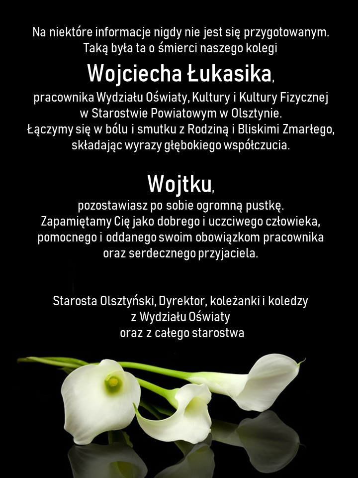 Pożegnanie Wojciecha Łukasika