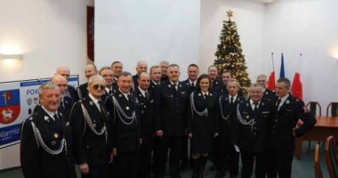 Strażacka Wigilia w starostwie