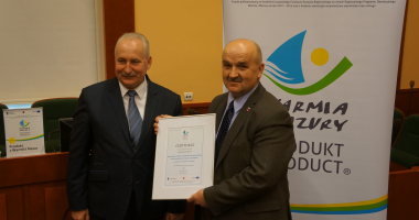 Powiat z certyfikatami &bdquo;Produkt Warmia Mazury&rdquo;