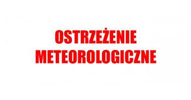 Ostrzeżenie meteorologiczne