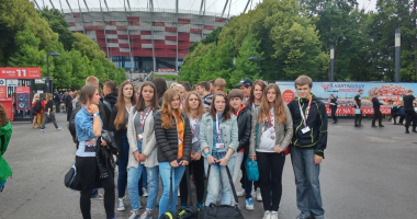 Mundurowi na Stadionie Narodowym