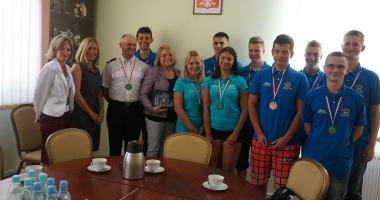 Spotkanie z młodymi żeglarzami