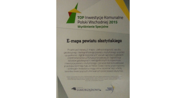 Nagroda dla inwestycji Powiatu Olsztyńskiego!