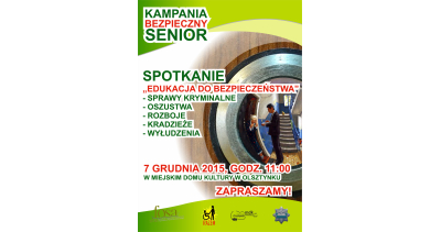 Kampania - Bezpieczny Senior