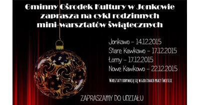 Rodzinne warsztaty świąteczne