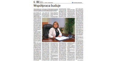 Wsp&oacute;łpraca buduje - wywiad ze Starostą Olsztyńskim