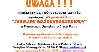 Jarmark Bożonarodzeniowy