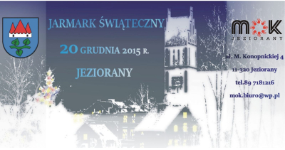 Jarmark Świąteczny w Jezioranach
