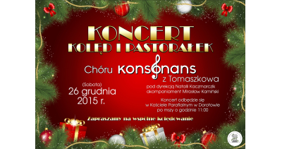 KONCERT KOLĘD I PASTORAŁEK