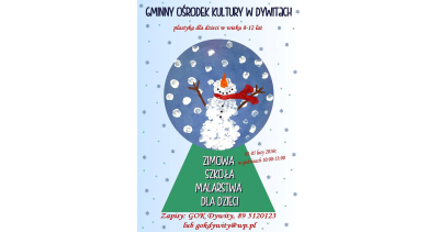 Zimowa szkoła malarstwa dla dzieci