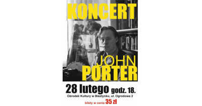 KONCERT JOHNA PORTERA