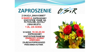 ZAPROSZENIE Z OKAZJI DNIA KOBIET