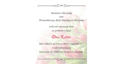 DZIEŃ KOBIET - NIE ZAPOMNISZ MNIE