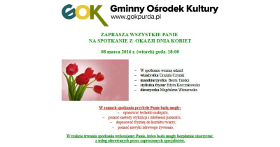 DZIEŃ KOBET W GMINIE PURDA