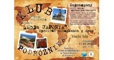 KLUB PODR&Oacute;ŻNIKA - MOJA JAPONIA
