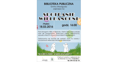 SPOTKANIE WIELKANOCNE W BIBLIOTECE