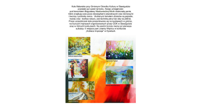 WYSTAWA KOŁA MALARSKIEGO