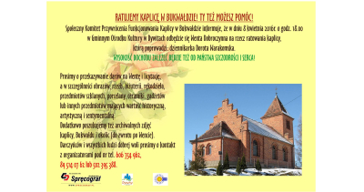 Wenta Dobroczynna na rzecz ratowania kaplicy