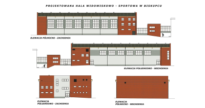 Nowa hala w Biskupcu