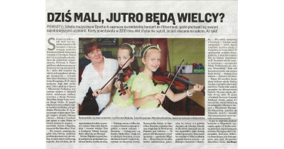 Powiatowa Szkoła Muzyczna na łamach prasy