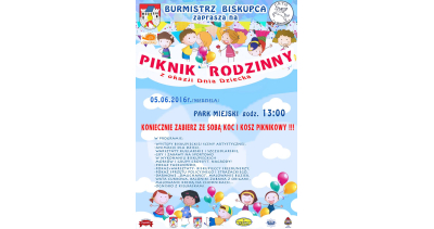 Piknik rodzinny z okazji Dnia Dziecka