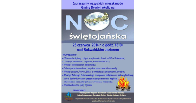 Noc Świętojańska w gminie Dywity
