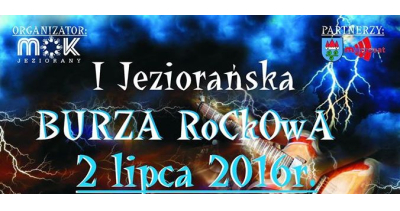 Burza rockowa w Jezioranach