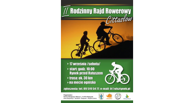 II Rodzinny Rajd Rowerowy Cittaslow