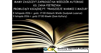 Wieczór autorski ks. Jana Pietrzyka