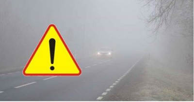 Silna mgła - ostrzeżenie