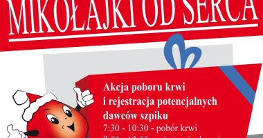 Mikołajki od serca - krew ratuje życie