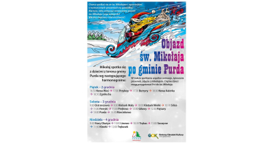 Objazd św. Mikołaja po gminie Purda