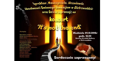 Koncert - It's not the end