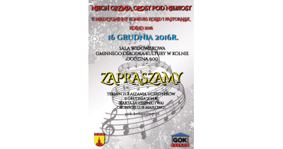 Konkurs kolęd i pastorałek