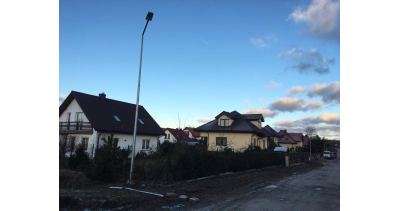Nowe lampy w miejscowości Szczęsne