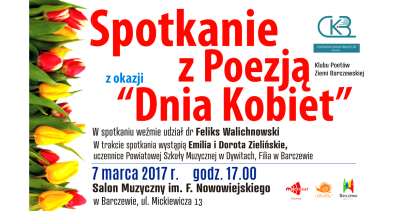 Spotkanie z Poezją z okazji Dnia Kobiet